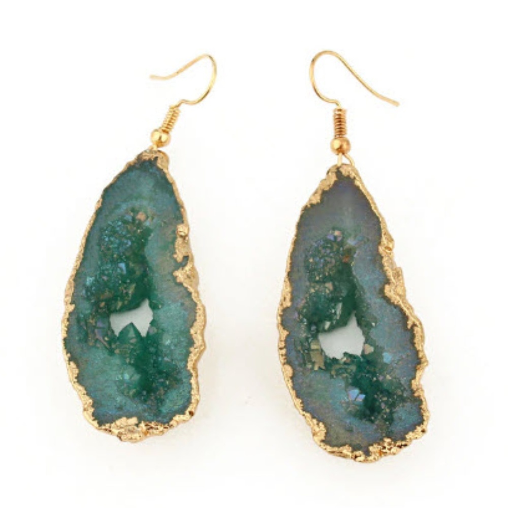 Hobo Druzy Style Statement Earrings